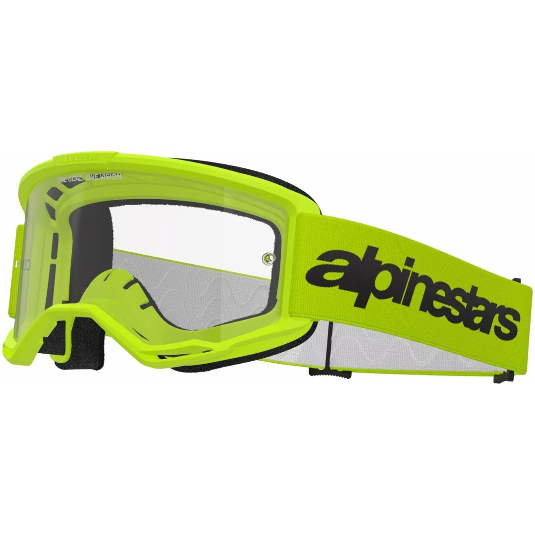 Crossglasögon Vision 3 Wordmark Grön ALPINESTARS En storlek – bild 3