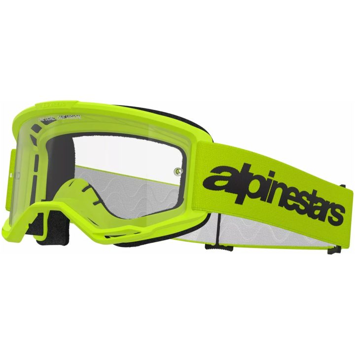 Crossglasögon Vision 3 Wordmark Grön ALPINESTARS En storlek – bild 3