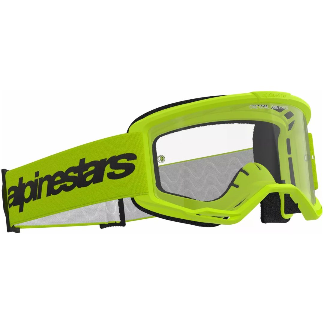 Crossglasögon Vision 3 Wordmark Grön ALPINESTARS En storlek