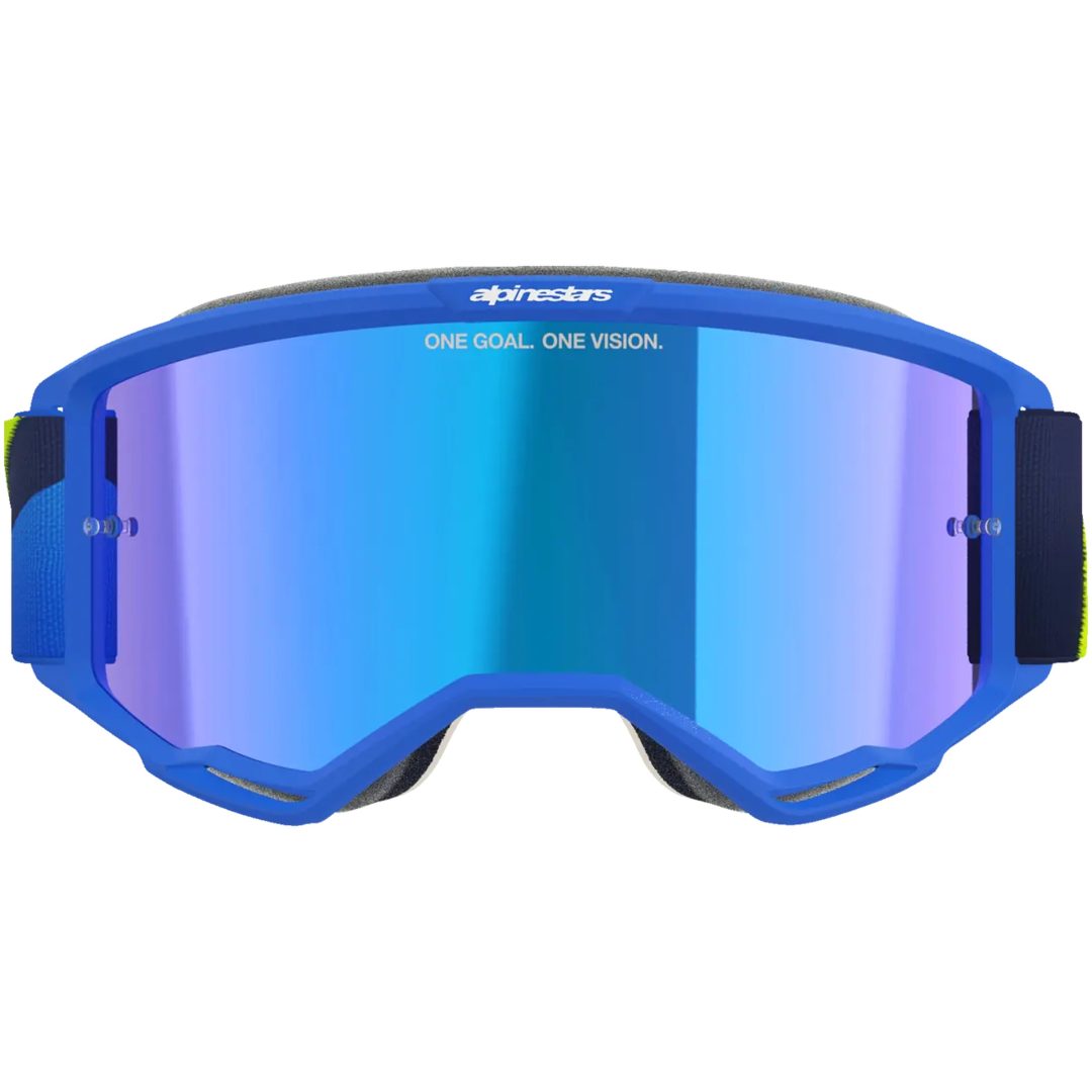 Crossglasögon Vision 5 Corp Blå Gul ALPINESTARS GOGGLES En storlek – bild 2