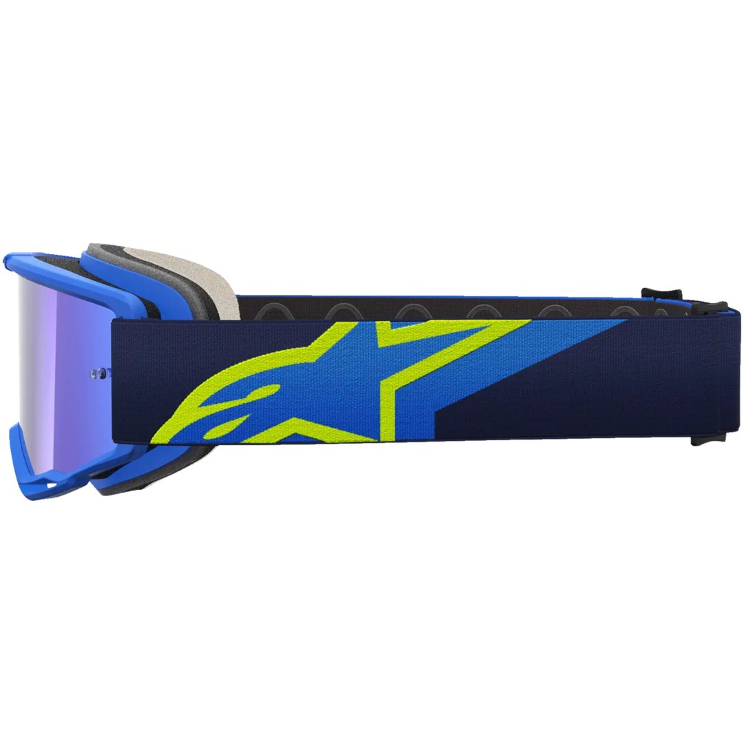 Crossglasögon Vision 5 Corp Blå Gul ALPINESTARS GOGGLES En storlek – bild 3