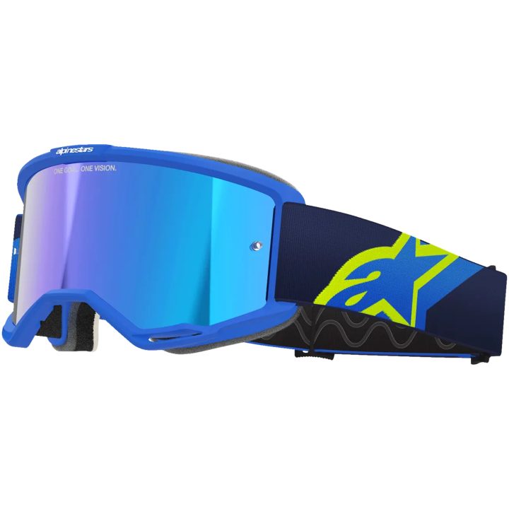 Crossglasögon Vision 5 Corp Blå Gul ALPINESTARS GOGGLES En storlek – bild 4