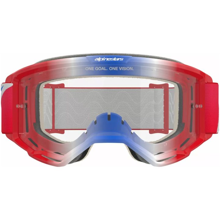 Crossglasögon Vision 5 Corp Blå/röd/vit ALPINESTARS En storlek – bild 2