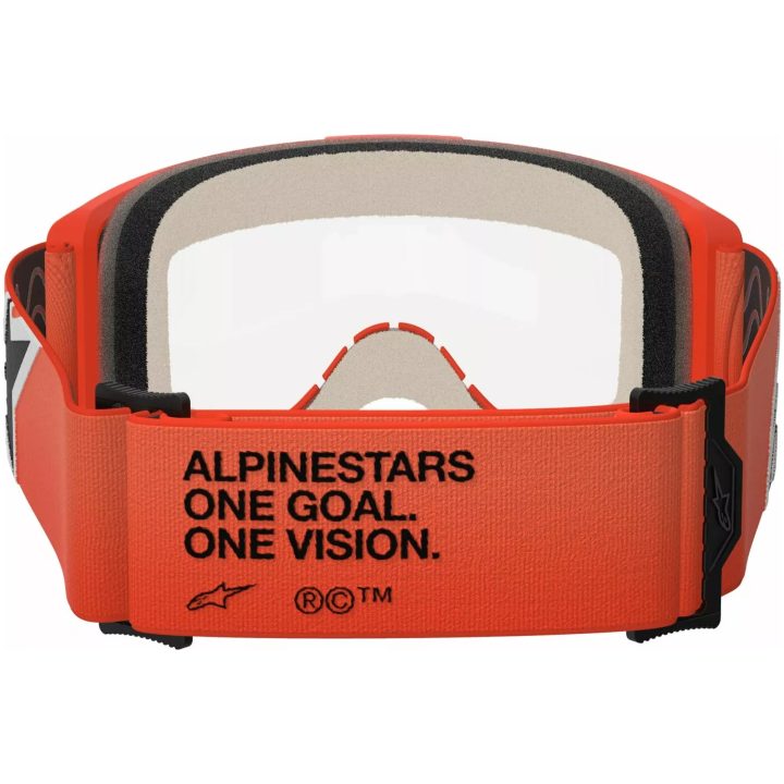 Crossglasögon Vision 5 Corp Svart/orange ALPINESTARS En storlek – bild 4