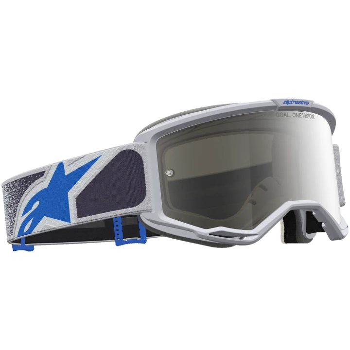 Crossglasögon Vision 5 Drag Blå Grå Alpinestars – bild 3