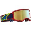 Crossglasögon Vision 5 Drag Blå Röd Alpinestars – miniatyr 4