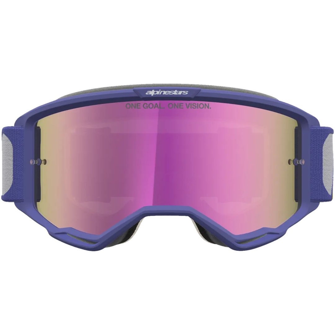 Crossglasögon Vision 5 Drag Lila Röd Alpinestars – bild 2