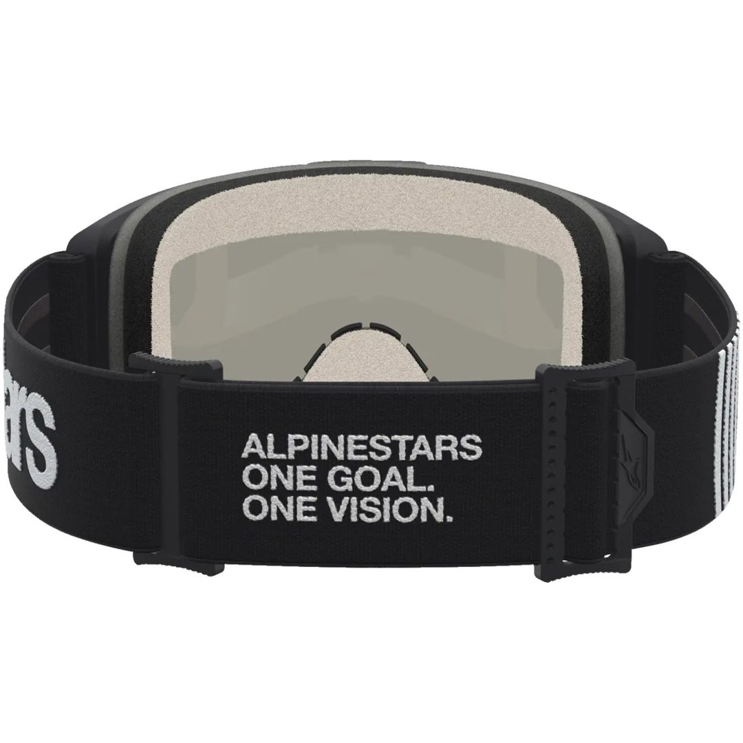 Crossglasögon Vision 5 Hone Svart Vit Alpinestars – bild 4