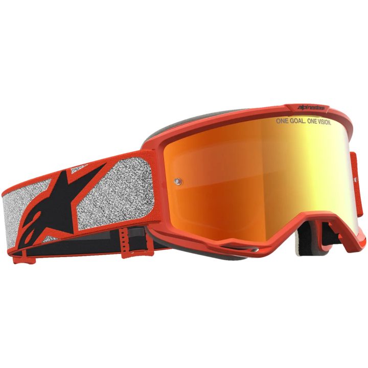 Crossglasögon Vision 5 Rora Orange Silver Alpinestars – bild 3