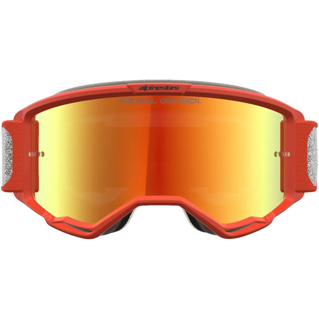 Crossglasögon Vision 5 Rora Orange Silver Alpinestars – bild 4
