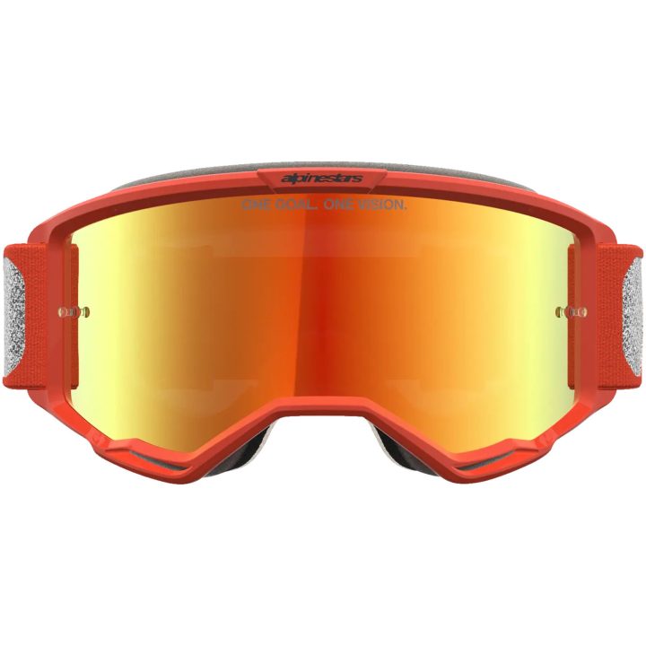 Crossglasögon Vision 5 Rora Orange Silver Alpinestars – bild 4