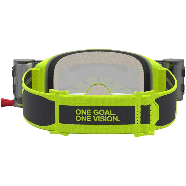 Crossglasögon Vision 5 Rora Roll-Off Svart Neongul Alpinestars – bild 3