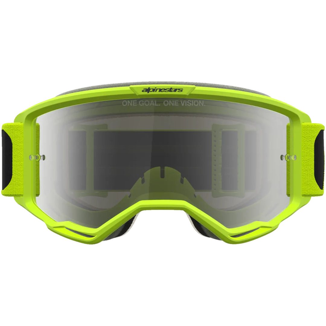 Crossglasögon Vision 5 Rora Svart Neongul Alpinestars – bild 3