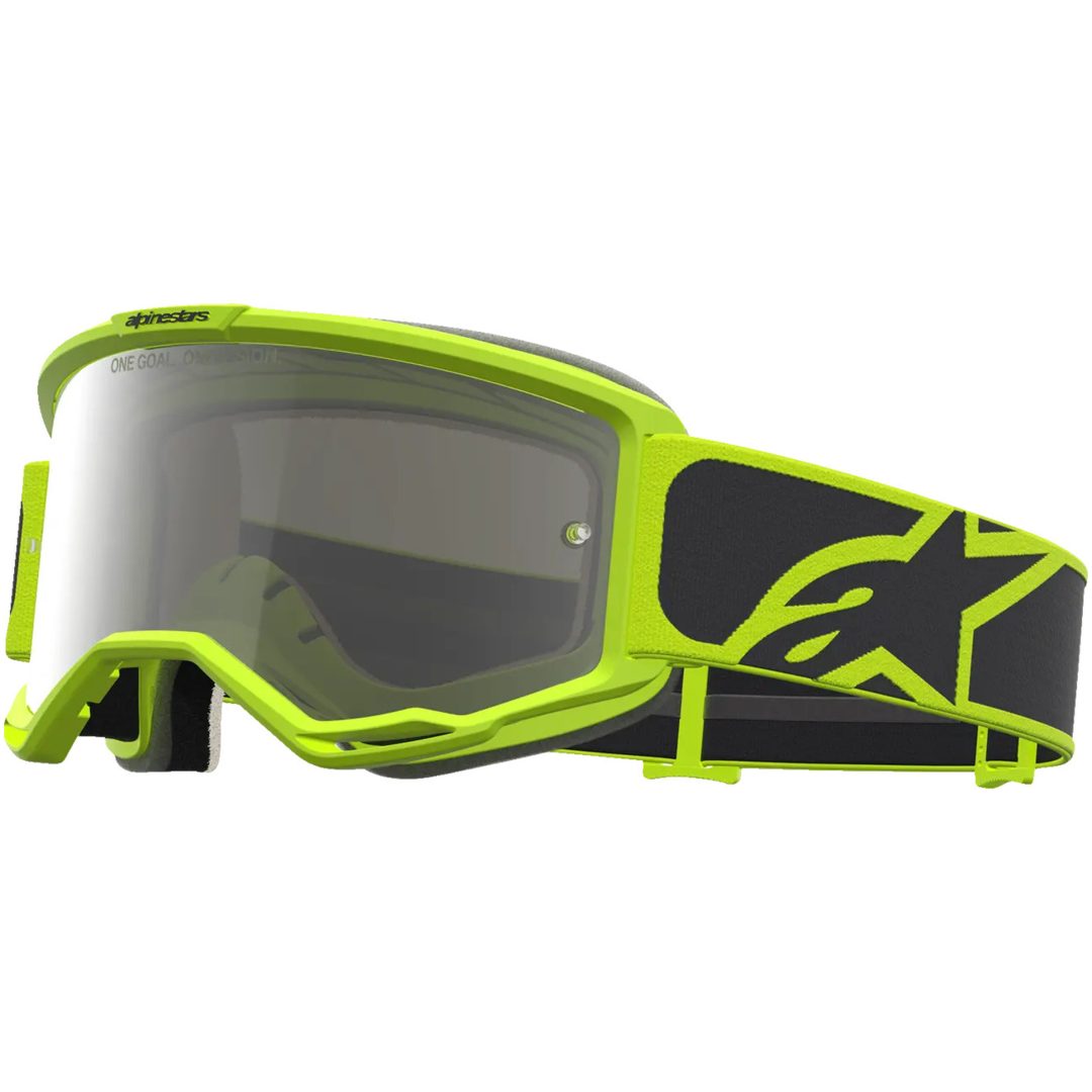 Crossglasögon Vision 5 Rora Svart Neongul Alpinestars