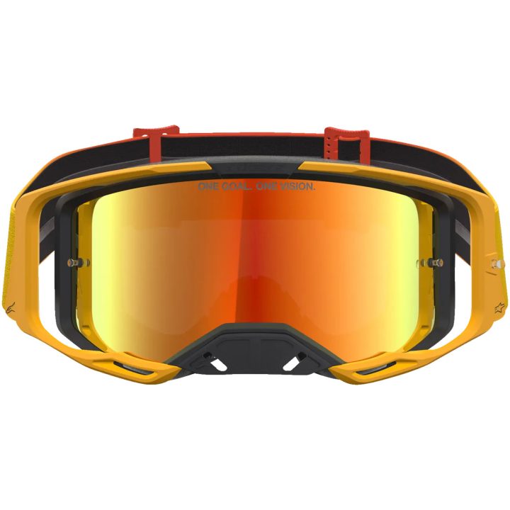 Crossglasögon Vision 8 Amber Svart Röd Alpinestars – bild 2