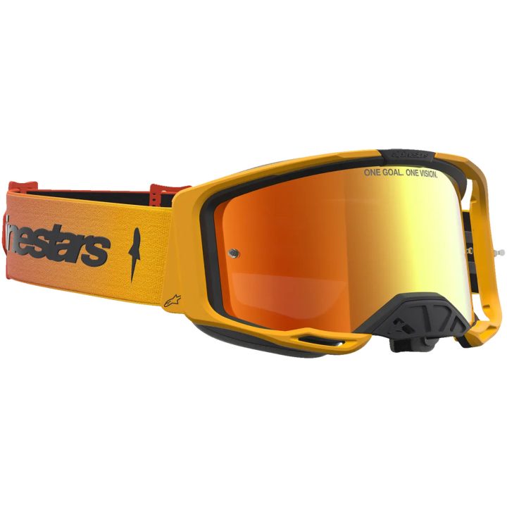 Crossglasögon Vision 8 Amber Svart Röd Alpinestars – bild 4