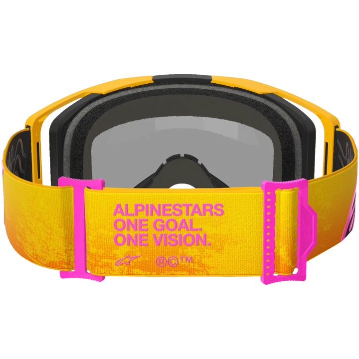 Crossglasögon Vision 8 Corp Orange Rosa Gul ALPINESTARS GOGGLES En storlek – bild 2