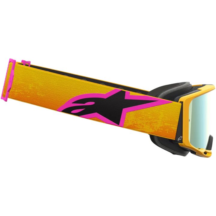 Crossglasögon Vision 8 Corp Orange Rosa Gul ALPINESTARS GOGGLES En storlek – bild 5
