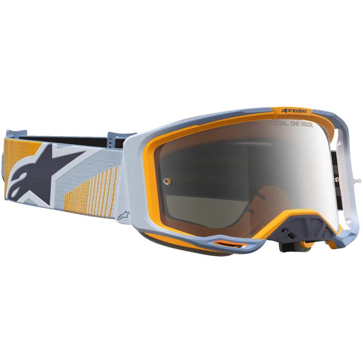 Crossglasögon Vision 8 Maven Grå Orange Alpinestars – bild 3
