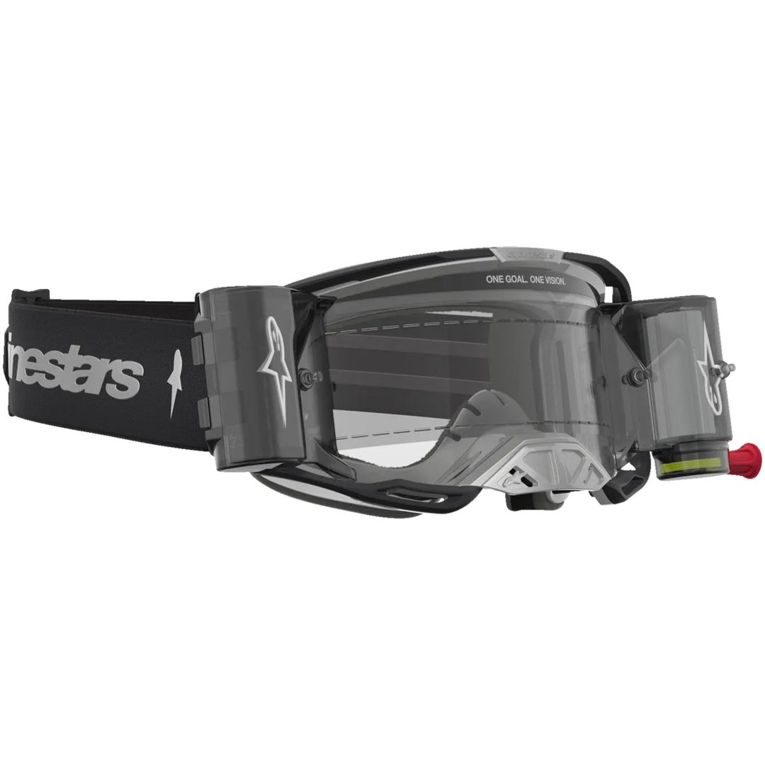 Crossglasögon Vision 8 Roll-Off Svart Silver Alpinestars – bild 2