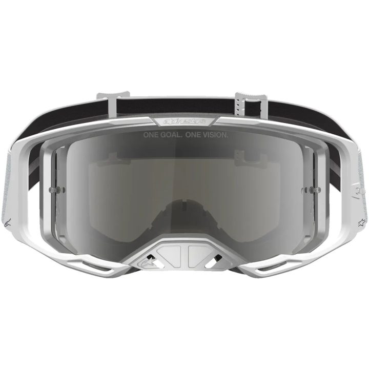 Crossglasögon Vision 8 Silver Vit Alpinestars – bild 4