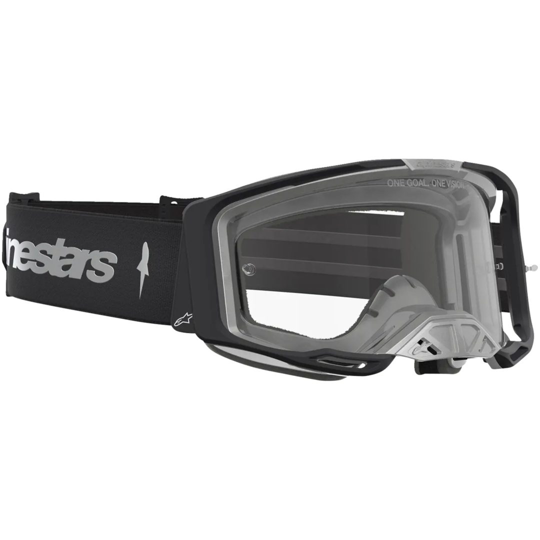 Crossglasögon Vision 8 Svart Silver Alpinestars – bild 3