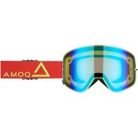 Crossglasögon Vision Magnetic Röd Neongul Guld AMOQ
