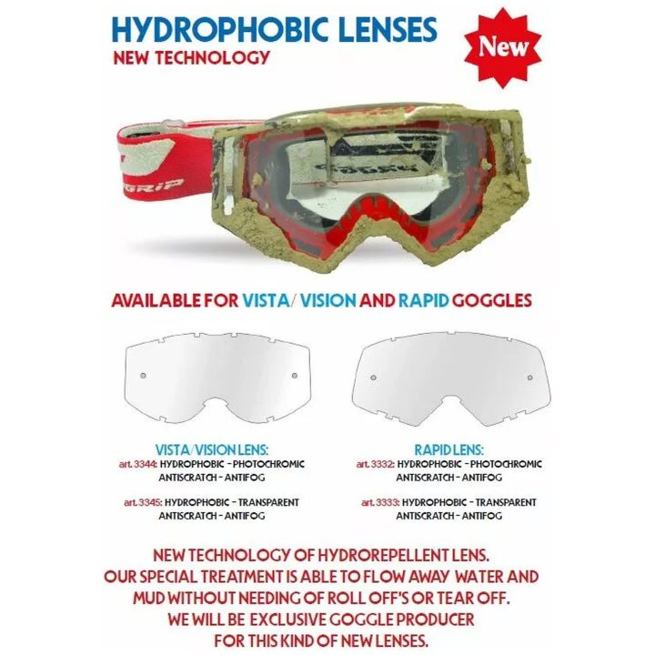 Crossglasögonlins Rapid Hydrophobic PROGRIP – bild 2