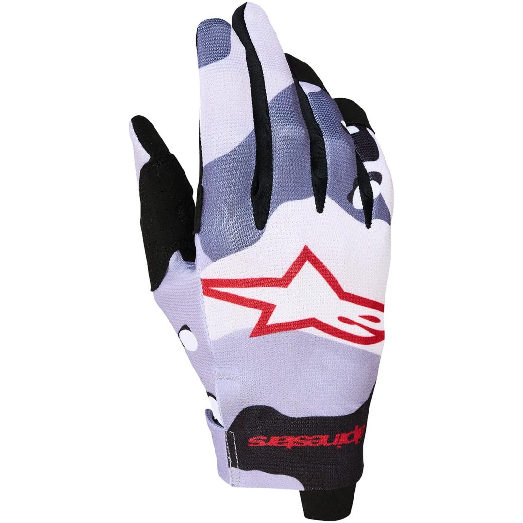 Crosshandskar Barn Radar Svart Grå Röd Alpinestars 2XS – bild 2