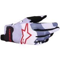 Crosshandskar Barn Radar Svart Grå Röd Alpinestars