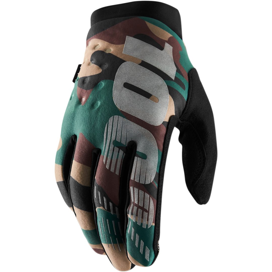 Crosshandskar Brisker Kort Camo Grön/Brun 100% XXL