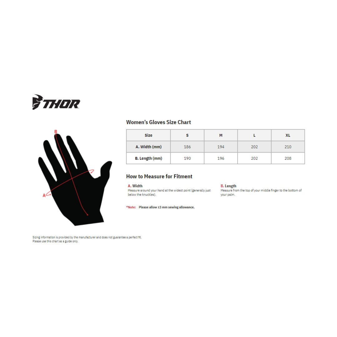 Crosshandskar Dam Spectrum Svart/Vit THOR Small – bild 2