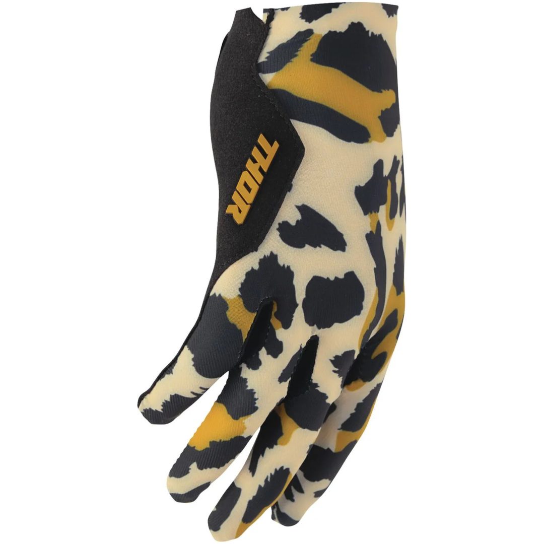 Crosshandskar Dam Sportmode Cheetah Svart Orange Tan THOR XL – bild 2
