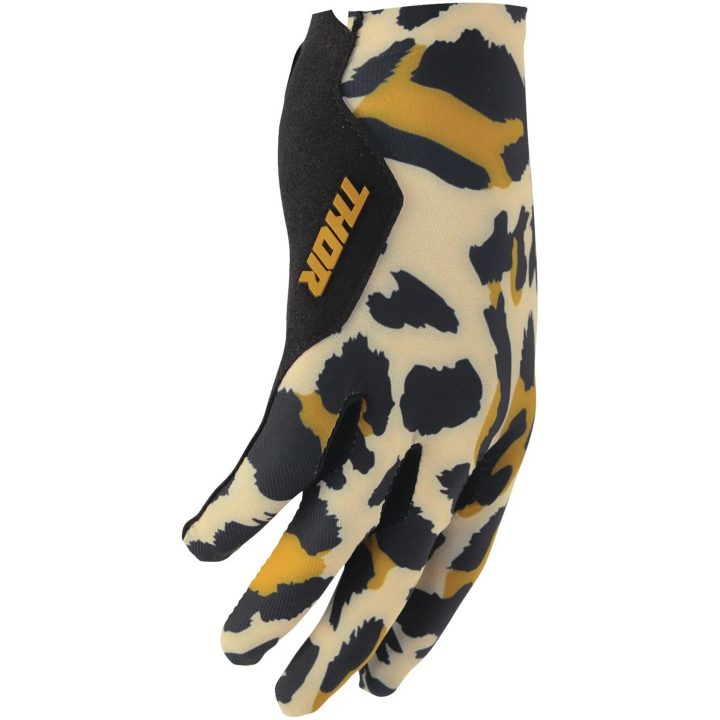 Crosshandskar Dam Sportmode Cheetah Svart Orange Tan THOR XL – bild 2