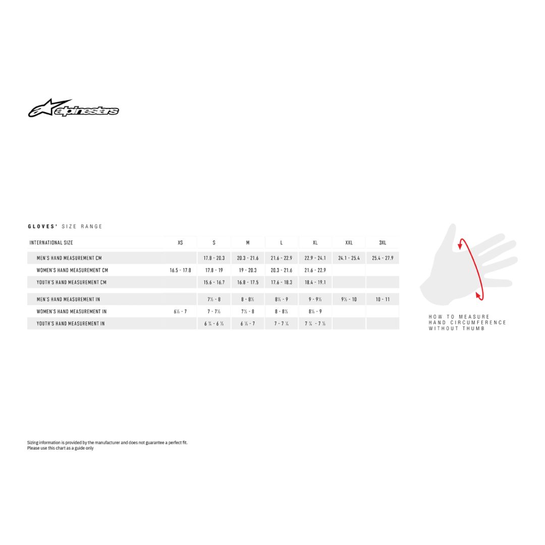 Crosshandskar Full Bore Xt Svart/Blå/Röd ALPINESTARS Small – bild 2