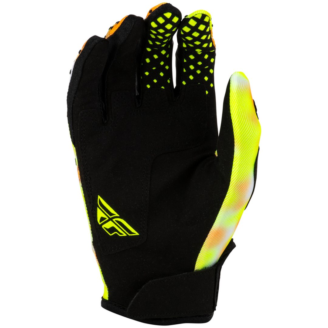 Crosshandskar Kinetic Blur Vit Neongul Orange FLY RACING s – bild 2