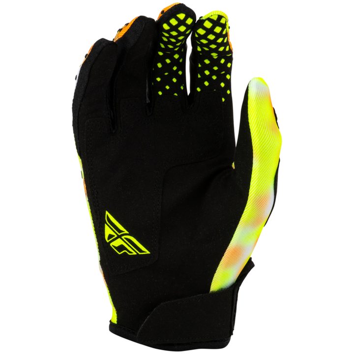 Crosshandskar Kinetic Blur Vit Neongul Orange FLY RACING s – bild 2