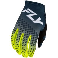 Crosshandskar Kinetic Fade Marinblå Vit Neongul FLY RACING