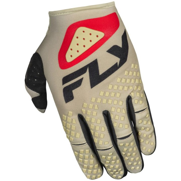 Crosshandskar Kinetic Sym Ljusgrå/röd/svart FLY RACING 2XL – bild 3