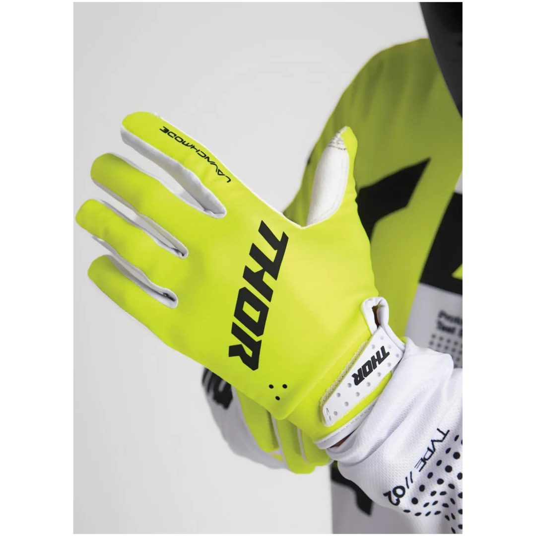 Crosshandskar Launchmode Clarino Vit/Lime THOR Small – bild 3