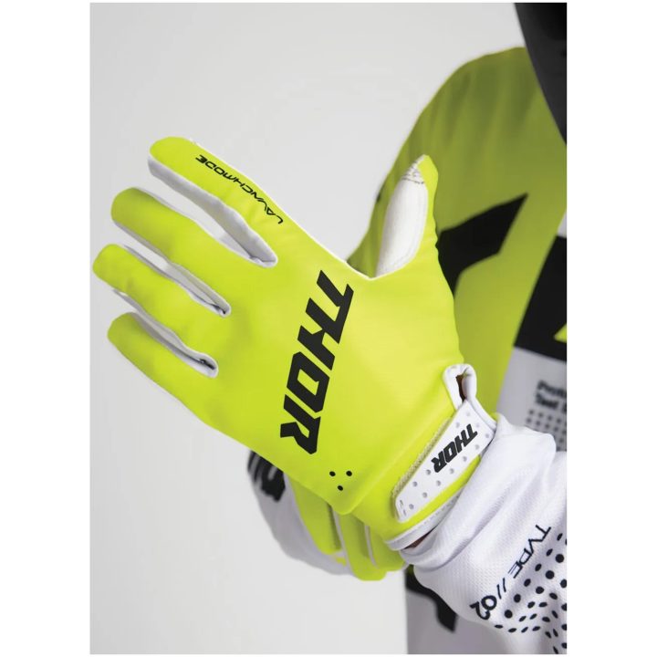 Crosshandskar Launchmode Clarino Vit/Lime THOR Small – bild 3