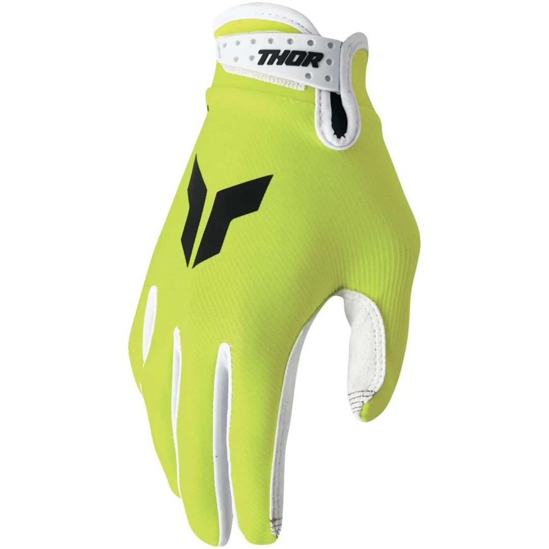 Crosshandskar Launchmode Clarino Vit/Lime THOR Small