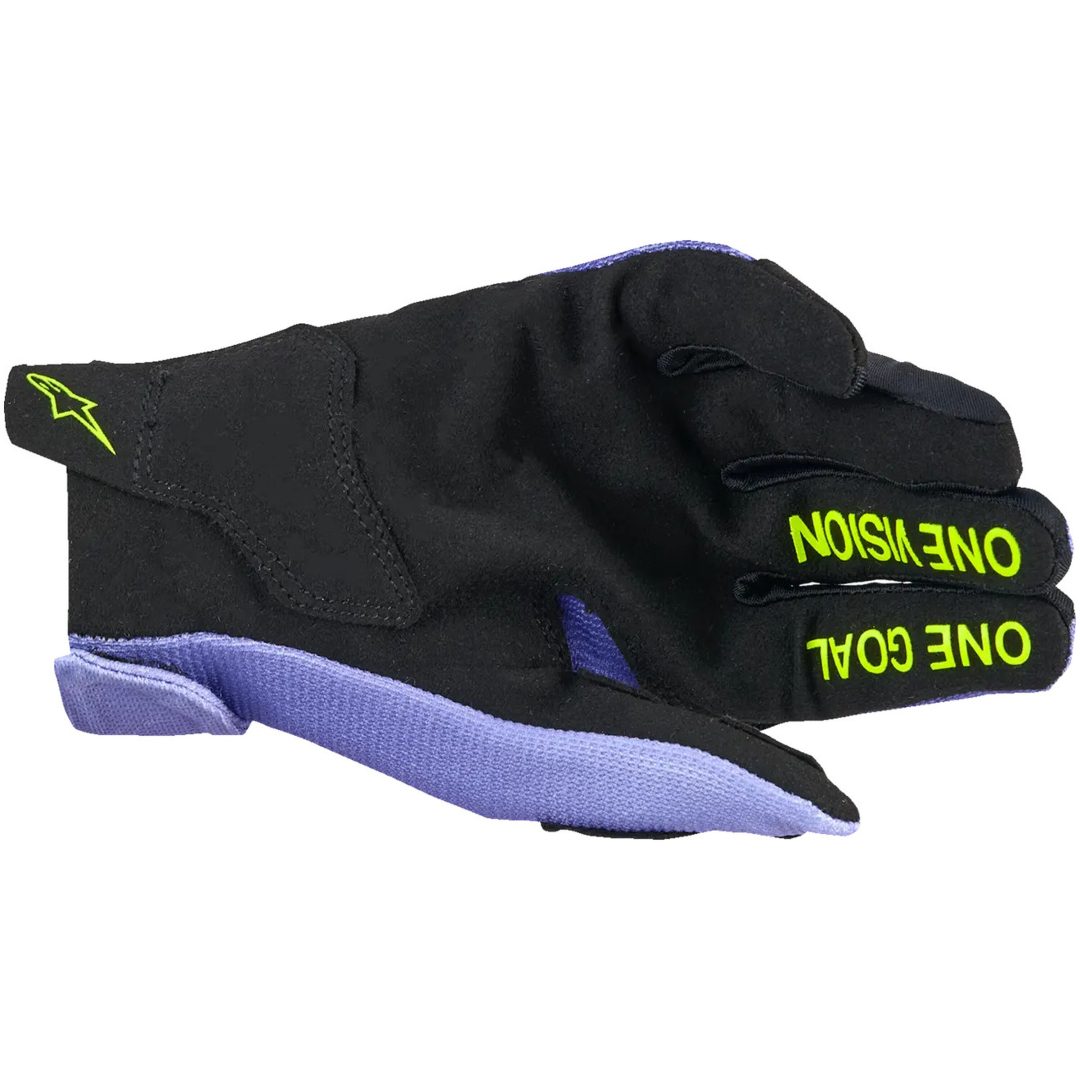 Crosshandskar Radar Lila/Fluorescerande Gul ALPINESTARS 2XS – bild 2