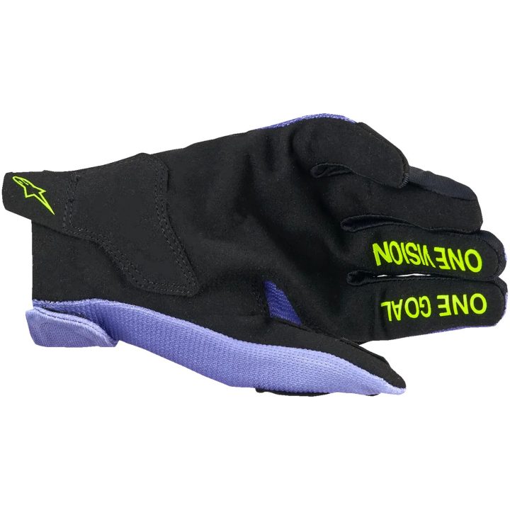 Crosshandskar Radar Lila/Fluorescerande Gul ALPINESTARS 2XS – bild 2