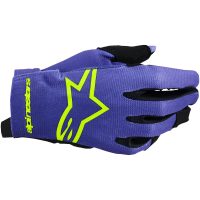 Crosshandskar Radar Lila/Fluorescerande Gul ALPINESTARS