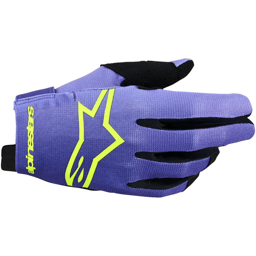 Crosshandskar Radar Svart Gul Lila ALPINESTARS(MX) s