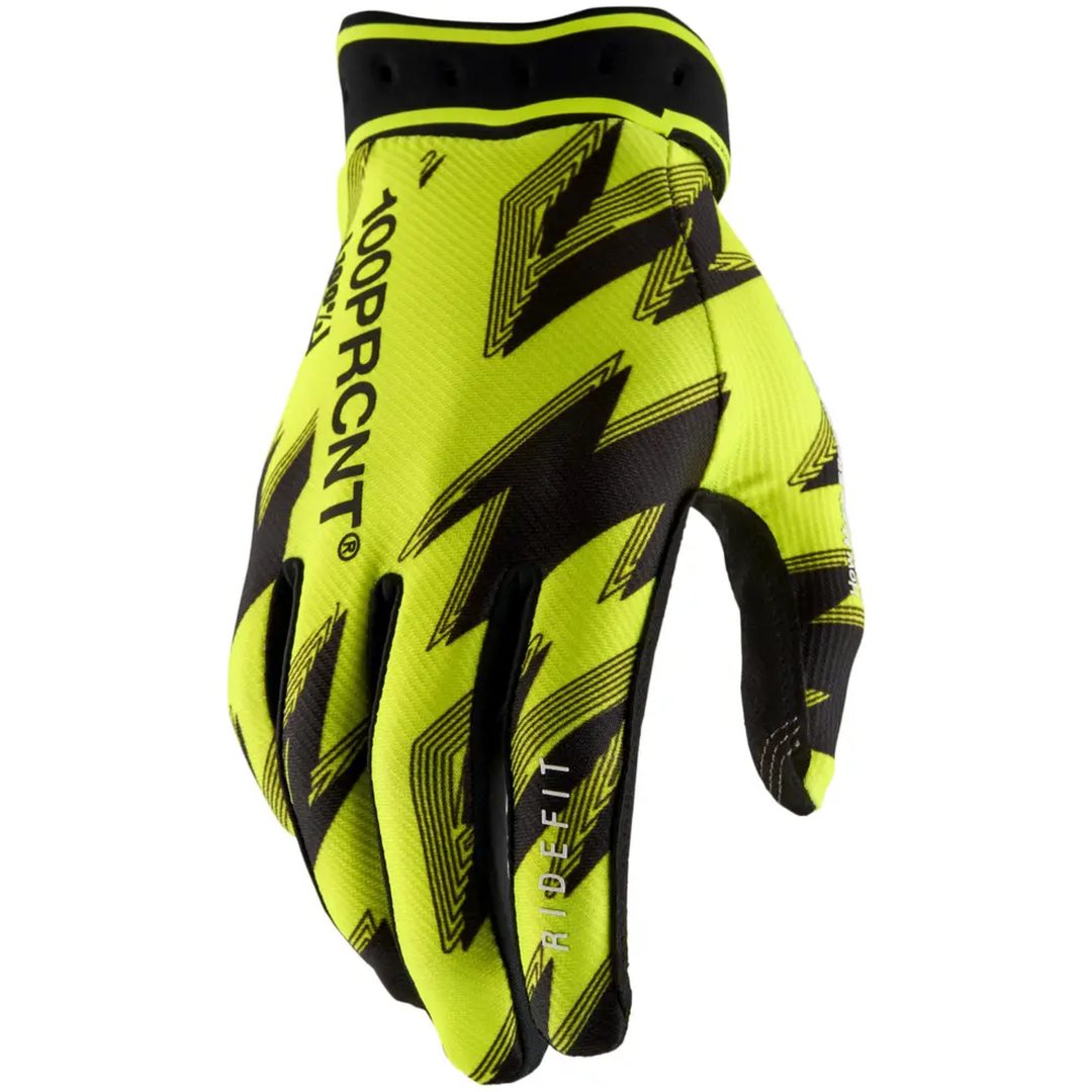 Crosshandskar Ridefit Kort Mudd Svart/Gul 100% Small