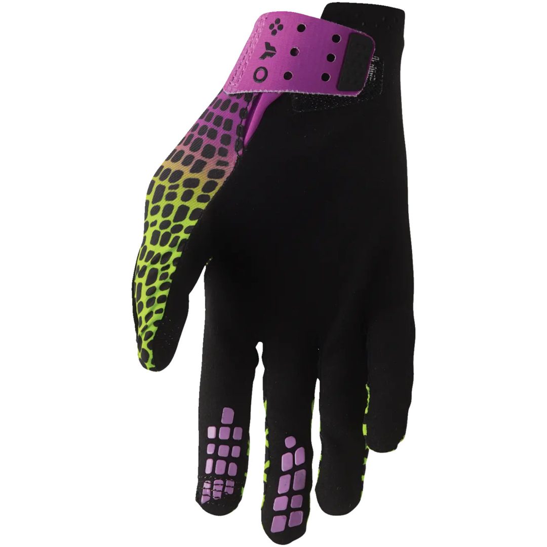 Crosshandskar Sportmode Cobra Svart Lila Gul THOR XS – bild 2