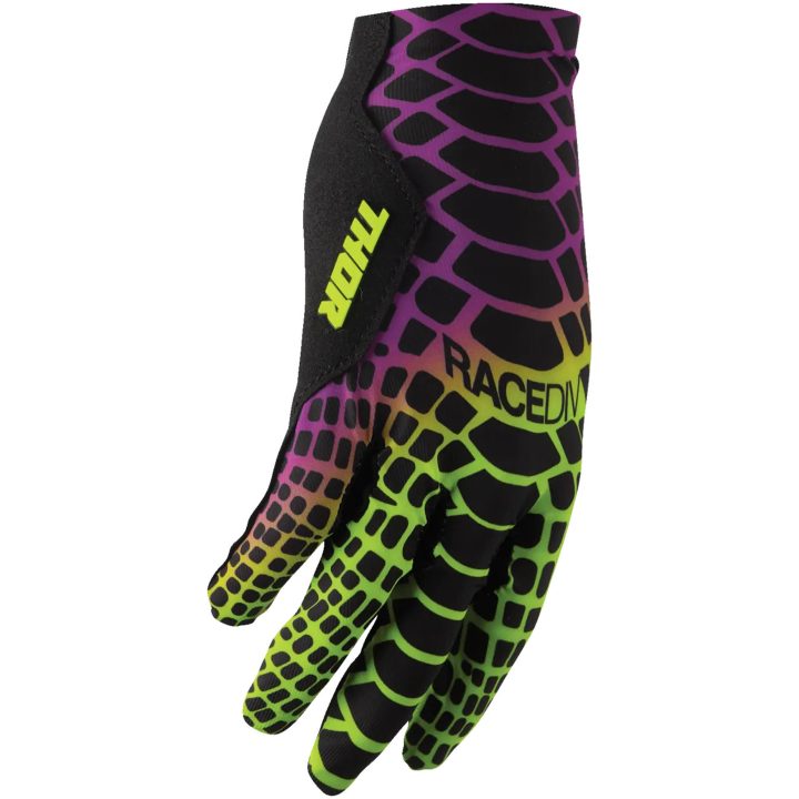 Crosshandskar Sportmode Cobra Svart Lila Gul THOR XS – bild 3