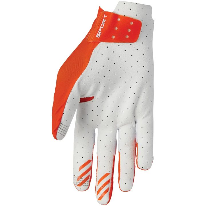 Crosshandskar Sportmode Vented Orange/vit THOR XS – bild 2